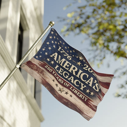 America's Legacy 1776–2026 Flag – Double-Sided Patriotic Garden Flag Celebrating 250 Years of Liberty