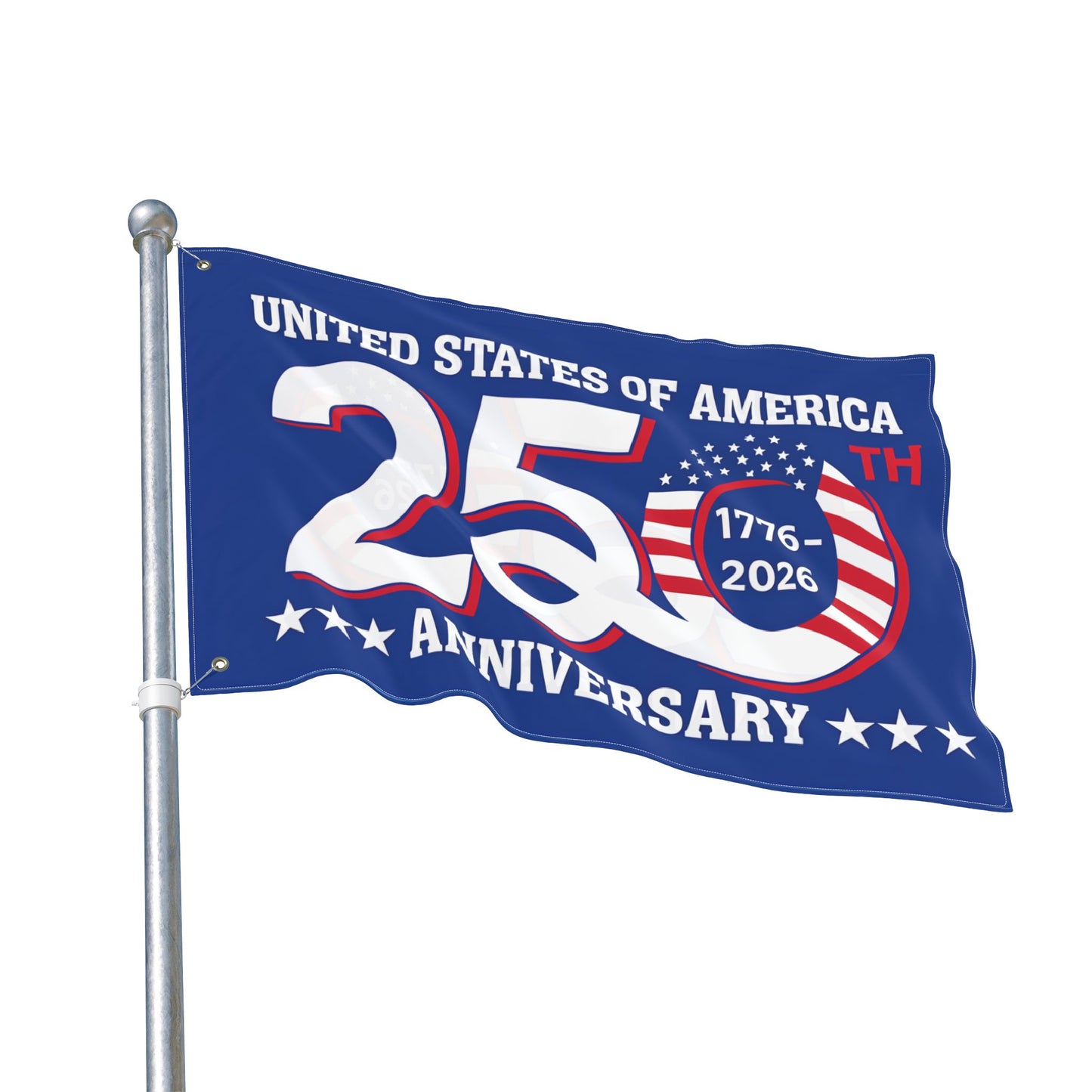 United States 250th Anniversary Flag – 1776–2026 Double-Sided Patriotic Garden Flag