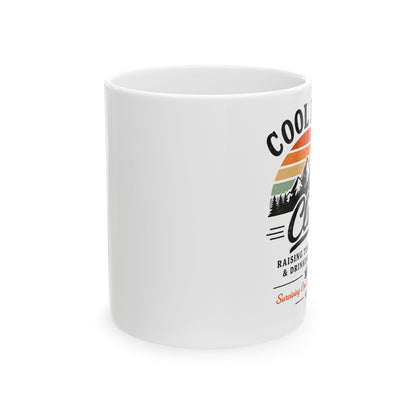 Cool Dads Club Mug Raising Tiny Humans & Drinking Coffee Mug -Funny  Dad Coffee Mug | Father's Day Gif | 11oz & 15oz|