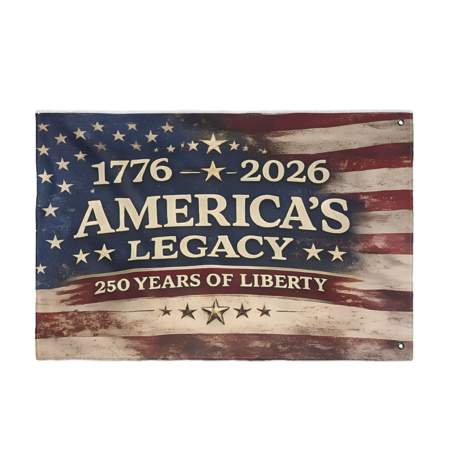 America's Legacy 1776–2026 Flag – Double-Sided Patriotic Garden Flag Celebrating 250 Years of Liberty