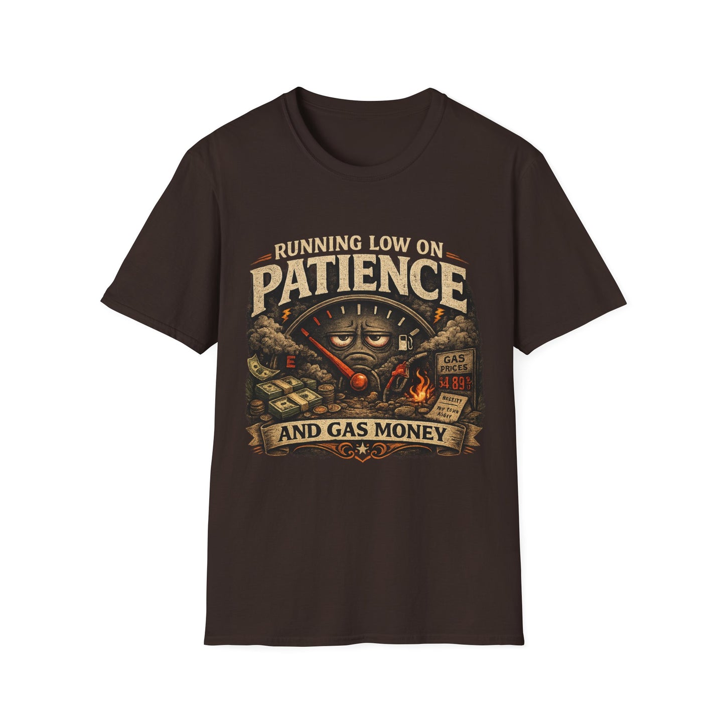 Running Low On Patience Unisex Gildan 6400 shirt