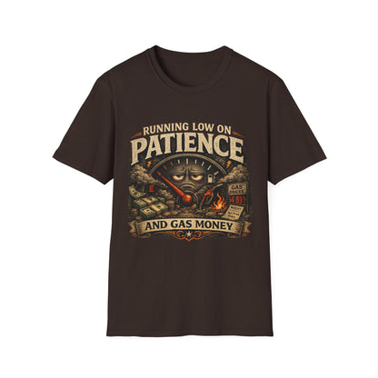 Running Low On Patience Unisex Gildan 6400 shirt