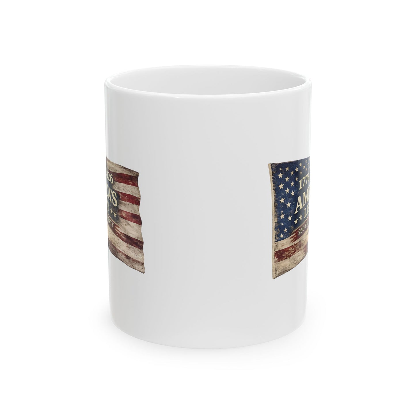 1776-2026 American Legacy Mug- Patriotic 250th Anniversary Coffee Mug | USA Ceramic Cup | 11oz & 15oz