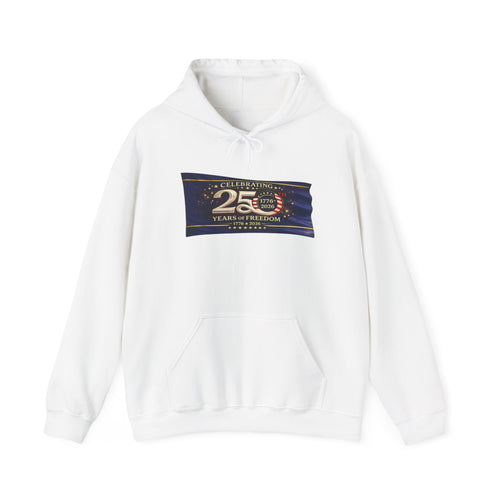 25th Anniversary Emblem Hoodie | Celebration Years Logo Sweatshirt