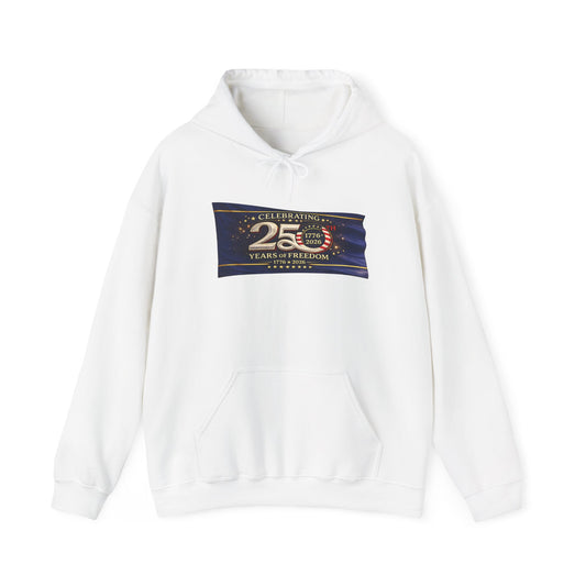 25th Anniversary Emblem Hoodie | Celebration Years Logo Sweatshirt