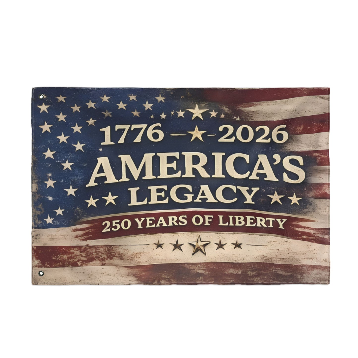 America's Legacy 1776–2026 Flag – Double-Sided Patriotic Garden Flag Celebrating 250 Years of Liberty