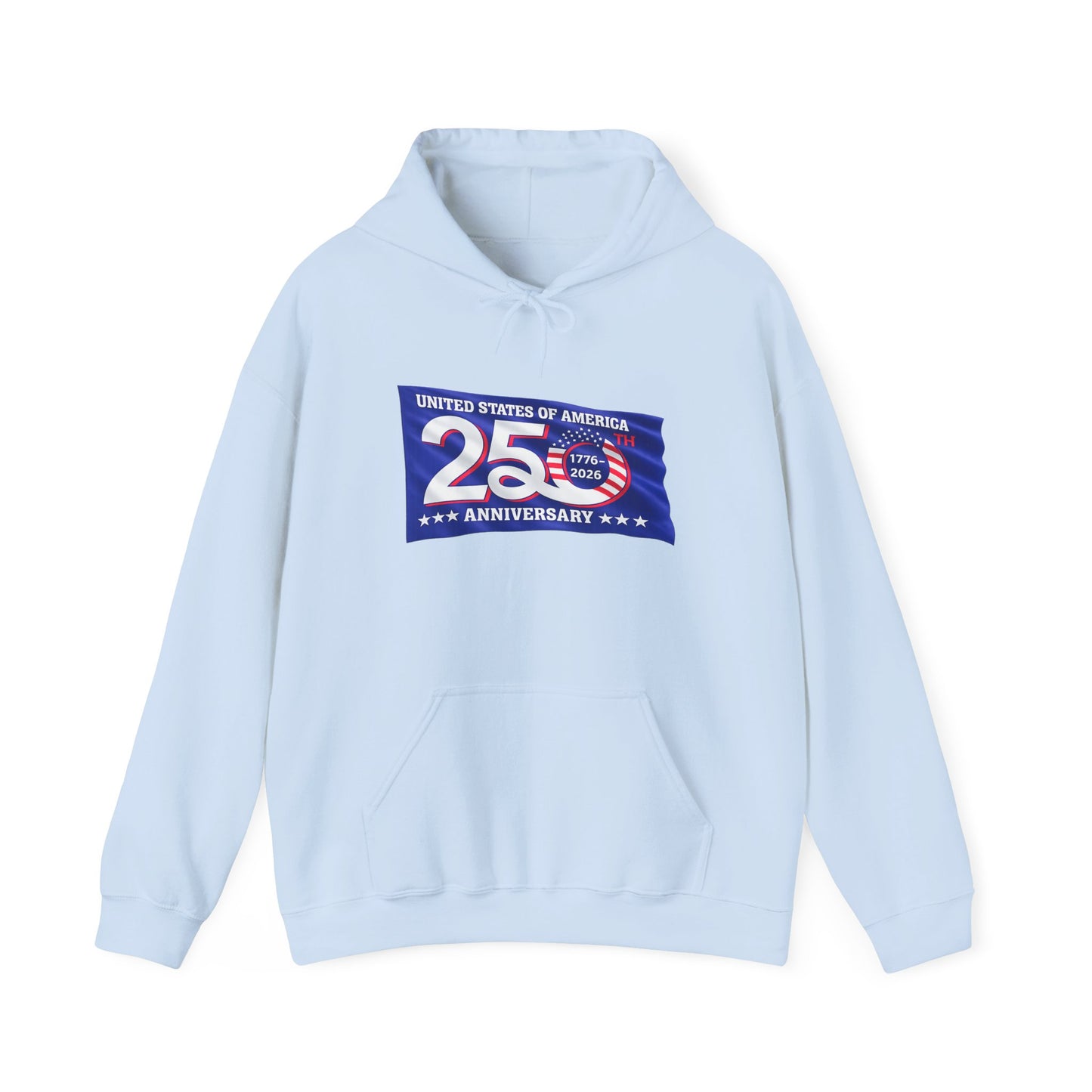 25th Anniversary USA Flag Wave Hoodie | Anniversary Hoodie, Patriotic Sweatshirt
