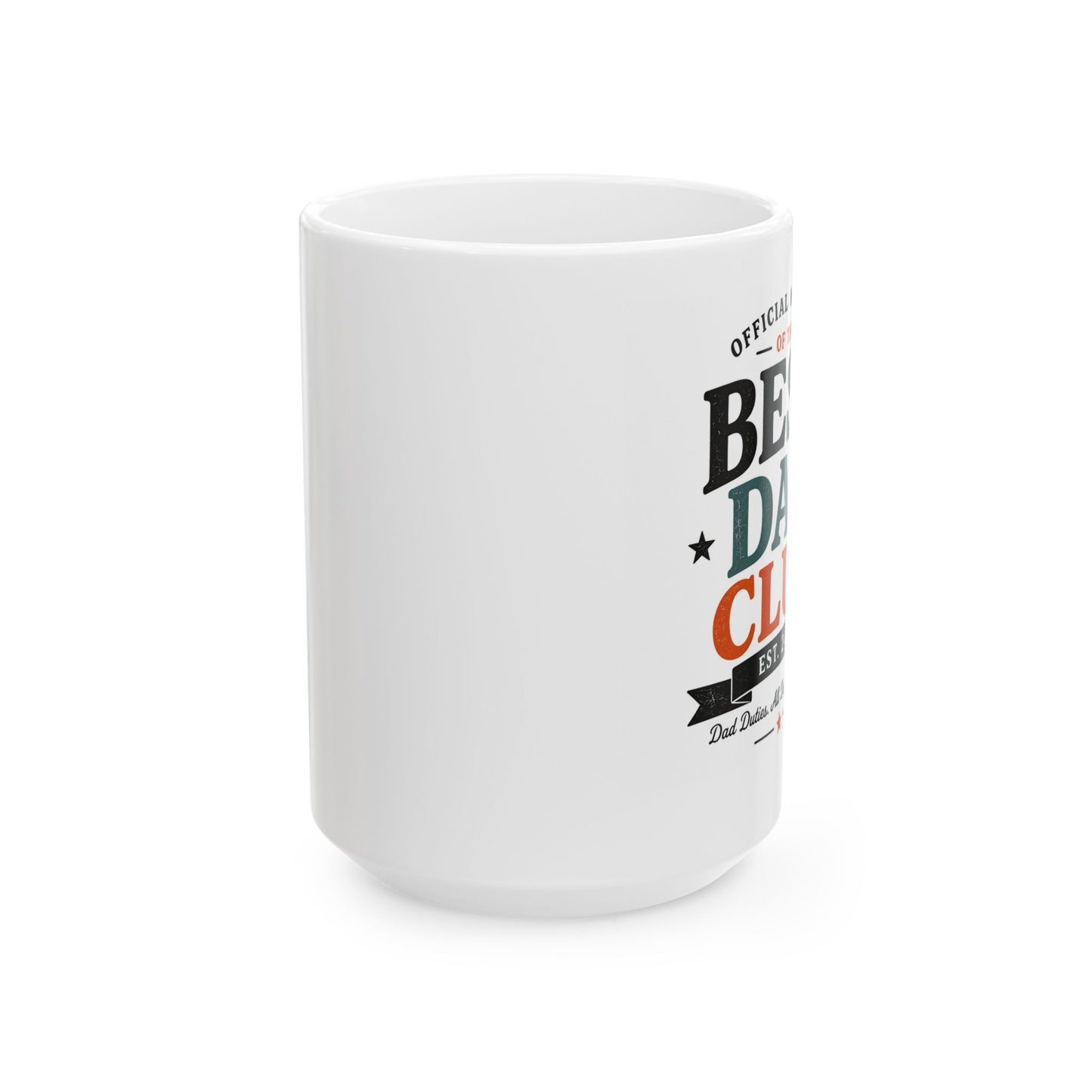 Official Member of the Best Dad Club Mug | Funny Dad Coffee Mug | Father's Day Gift | 11oz 15oz Ceramic Mug | Gift for Dad