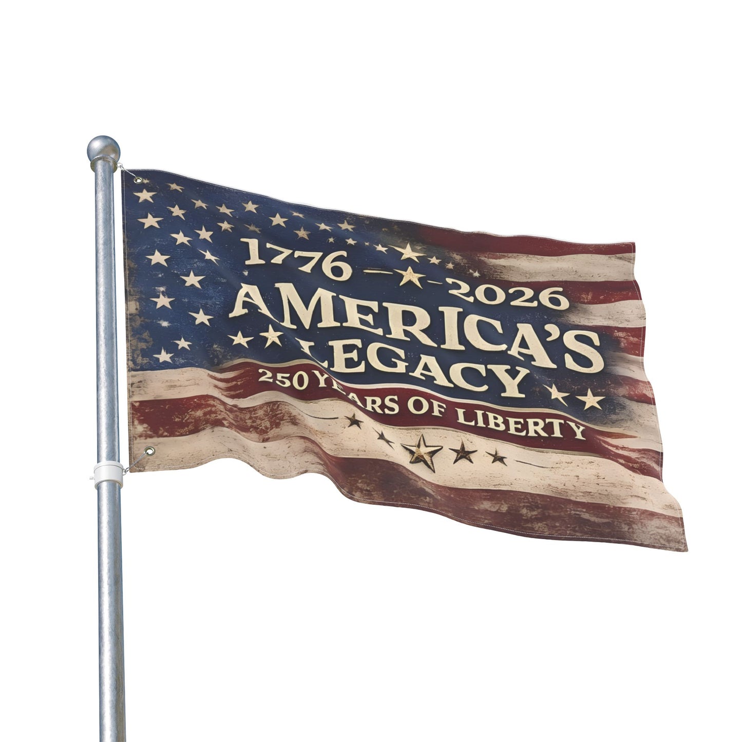 America's Legacy 1776–2026 Flag – Double-Sided Patriotic Garden Flag Celebrating 250 Years of Liberty