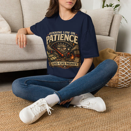 Running Low On Patience Unisex Gildan 6400 shirt