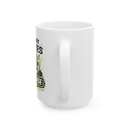 I keep all my Dad Jokes in a Dad -a- Base Mug -Funny Dad Coffee Mug | Father's Day Gift | 11oz