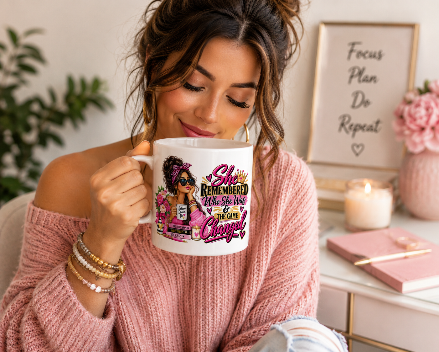 She Remembered Who She Was Mug Motivational Coffee Mug for Women Inspirational Gift 11oz & 15oz