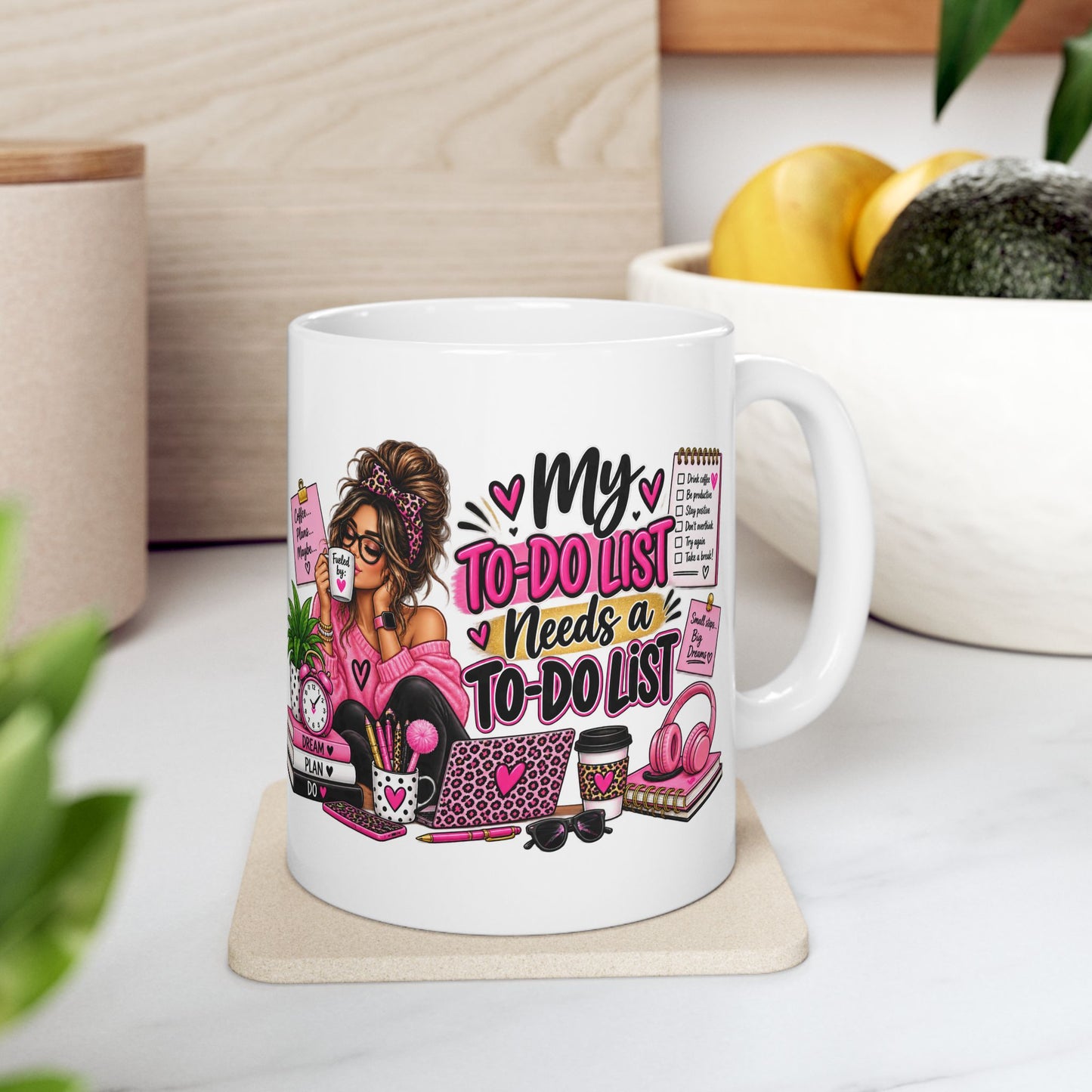 My To-Do List Needs a To-Do List Mug – Funny Coffee Mug for Women, Planner Lover Gift, 11oz & 15oz