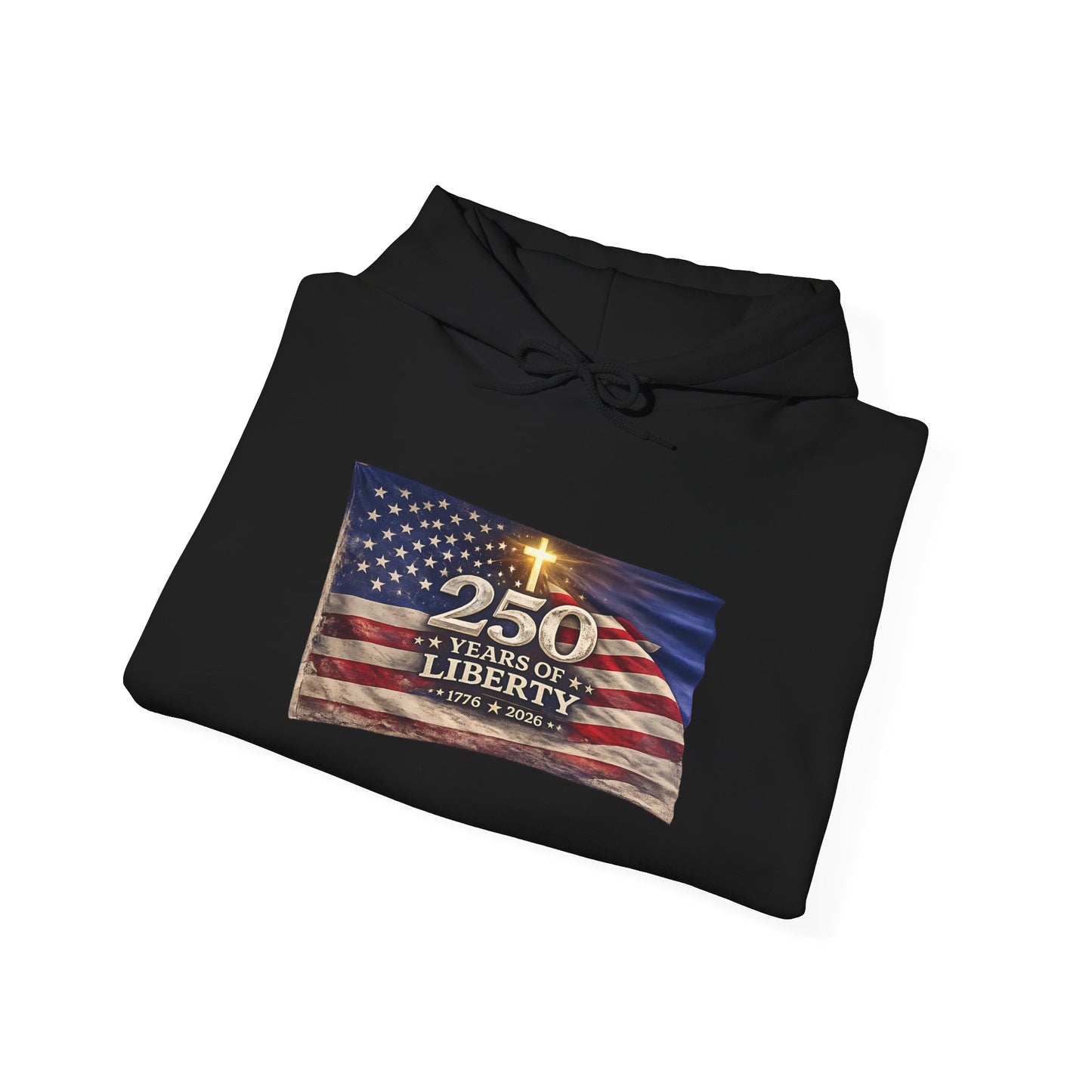 250 Years of Liberty flag design Hoodie | American flag graphic sweatshirt