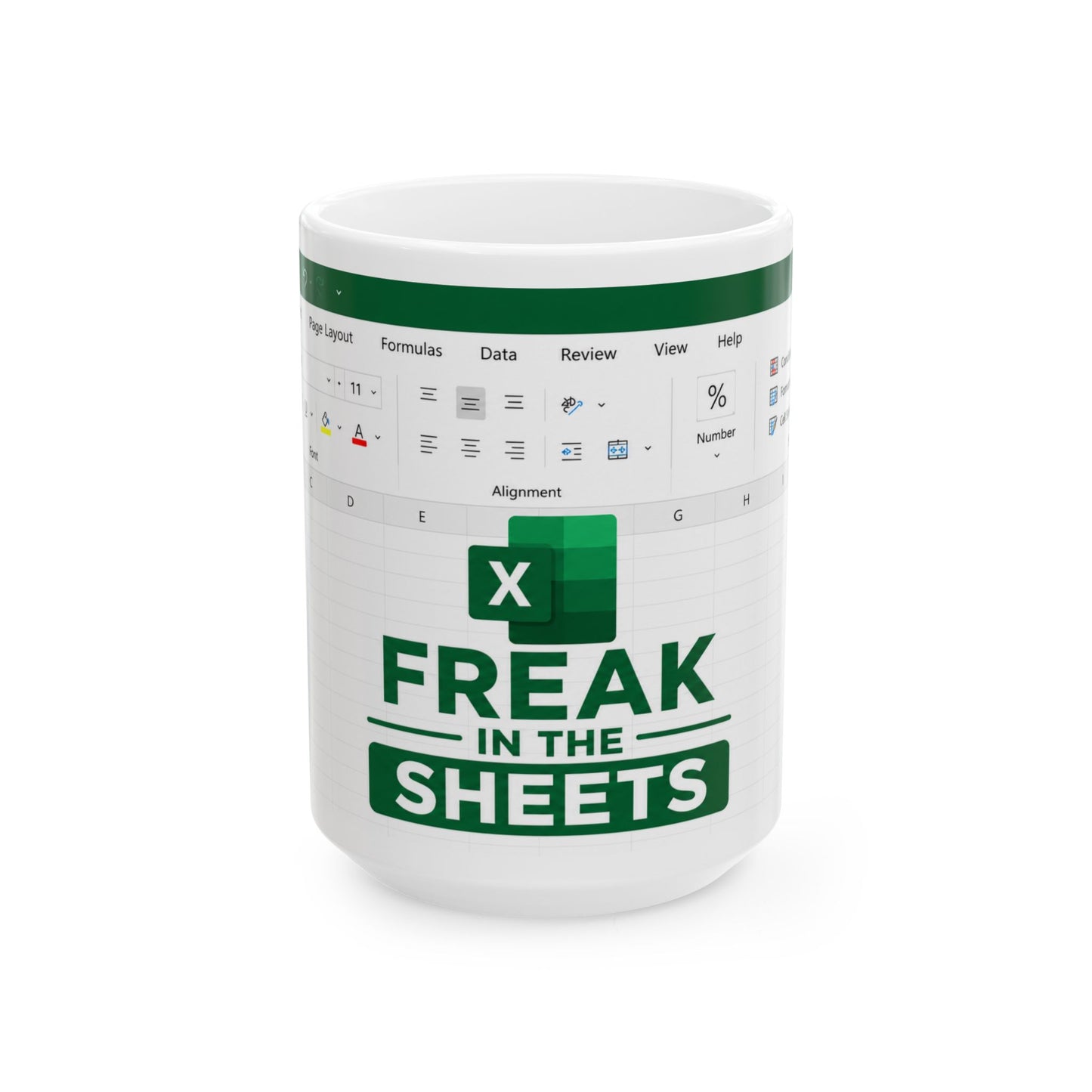 Freak In The Sheets Mug | Funny Book Lover Coffee Mug, Reader Gift, Bookworm Ceramic Mug