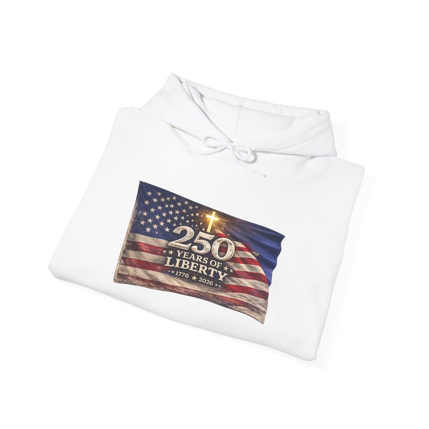 250 Years of Liberty flag design Hoodie | American flag graphic sweatshirt