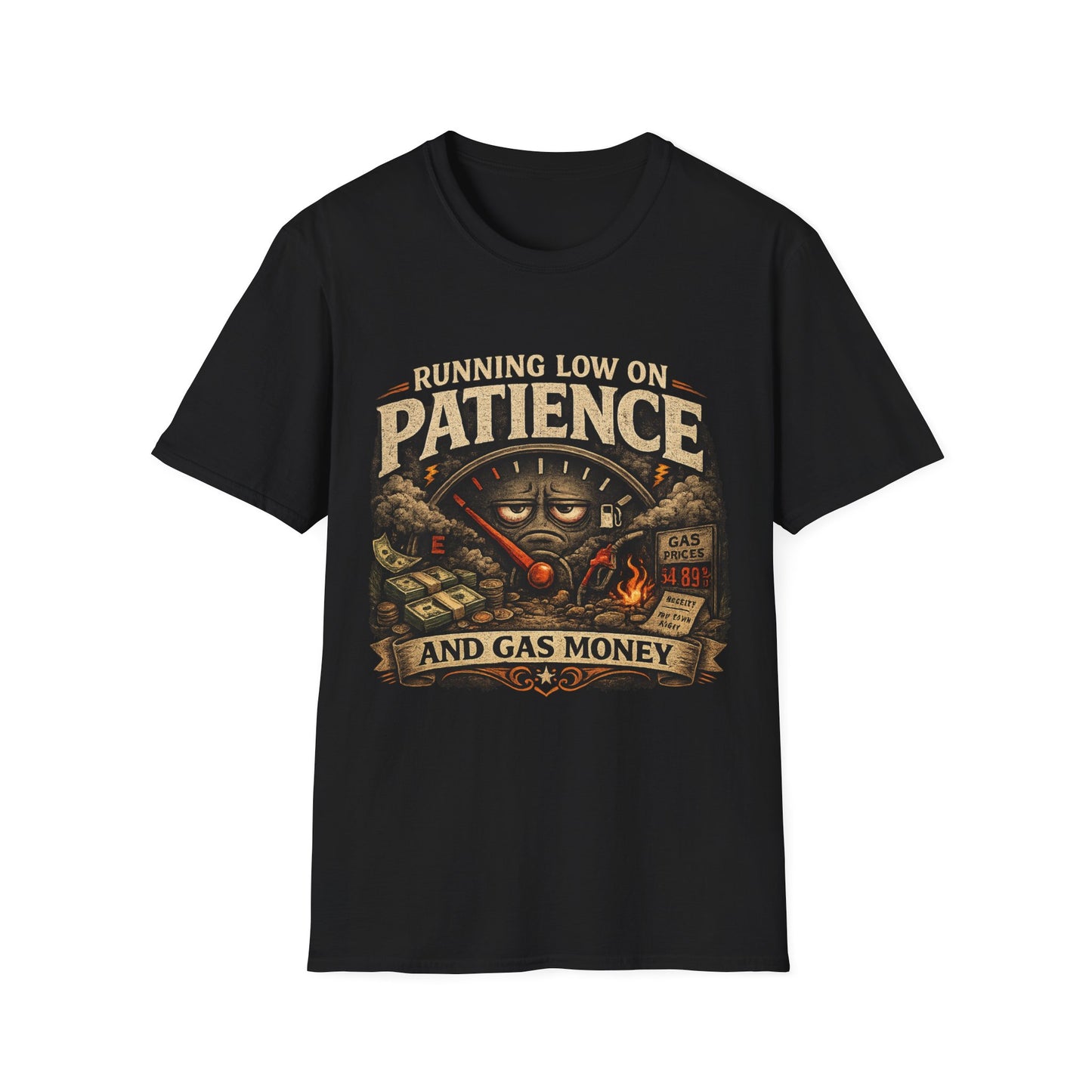 Running Low On Patience Unisex Gildan 6400 shirt
