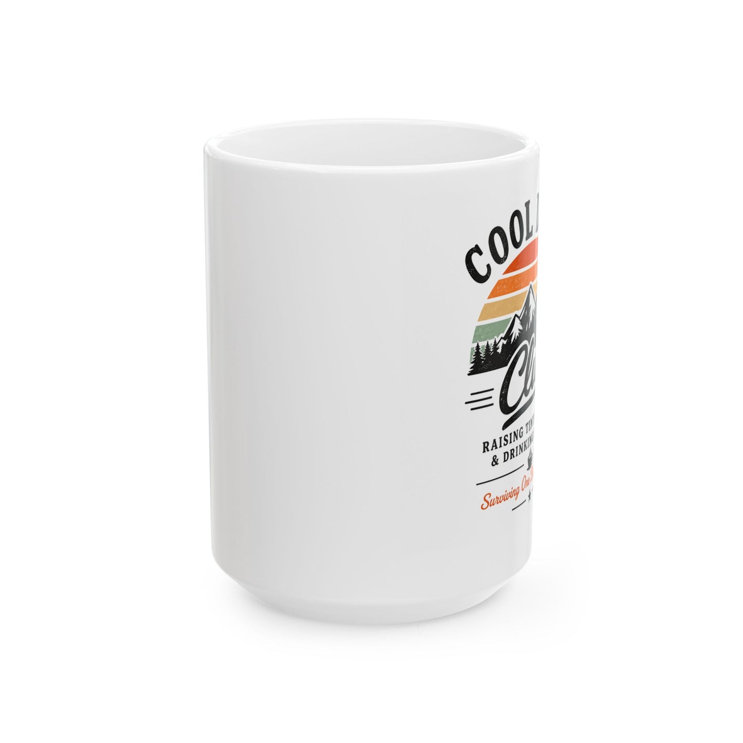 Cool Dads Club Mug Raising Tiny Humans & Drinking Coffee Mug -Funny  Dad Coffee Mug | Father's Day Gif | 11oz & 15oz|
