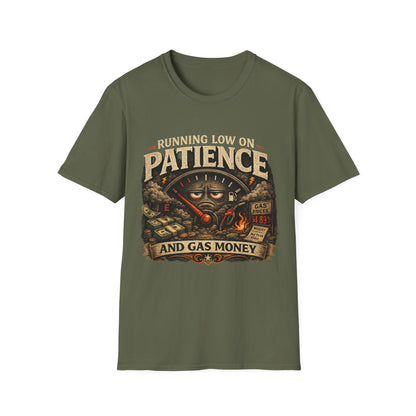 Running Low On Patience Unisex Gildan 6400 shirt