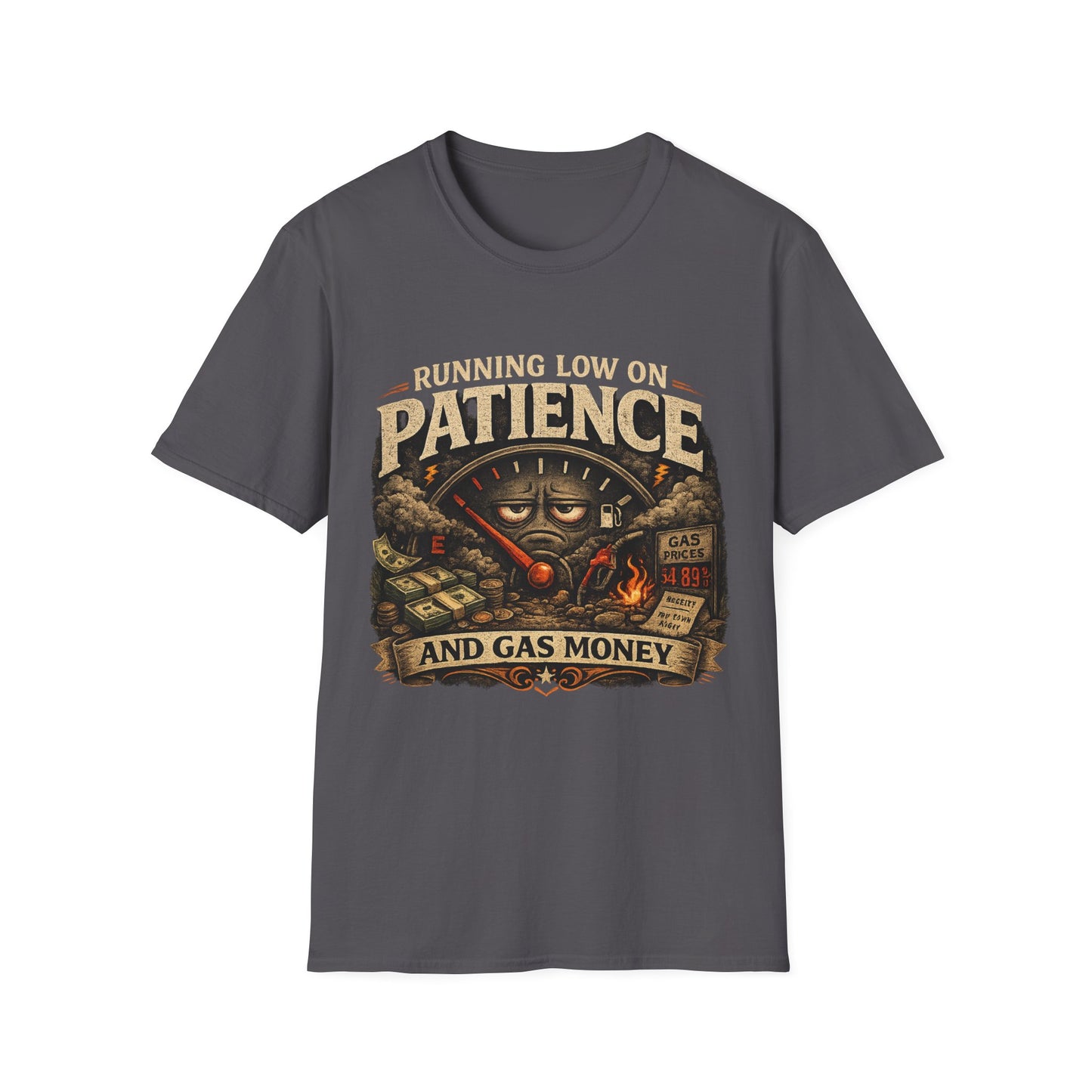 Running Low On Patience Unisex Gildan 6400 shirt