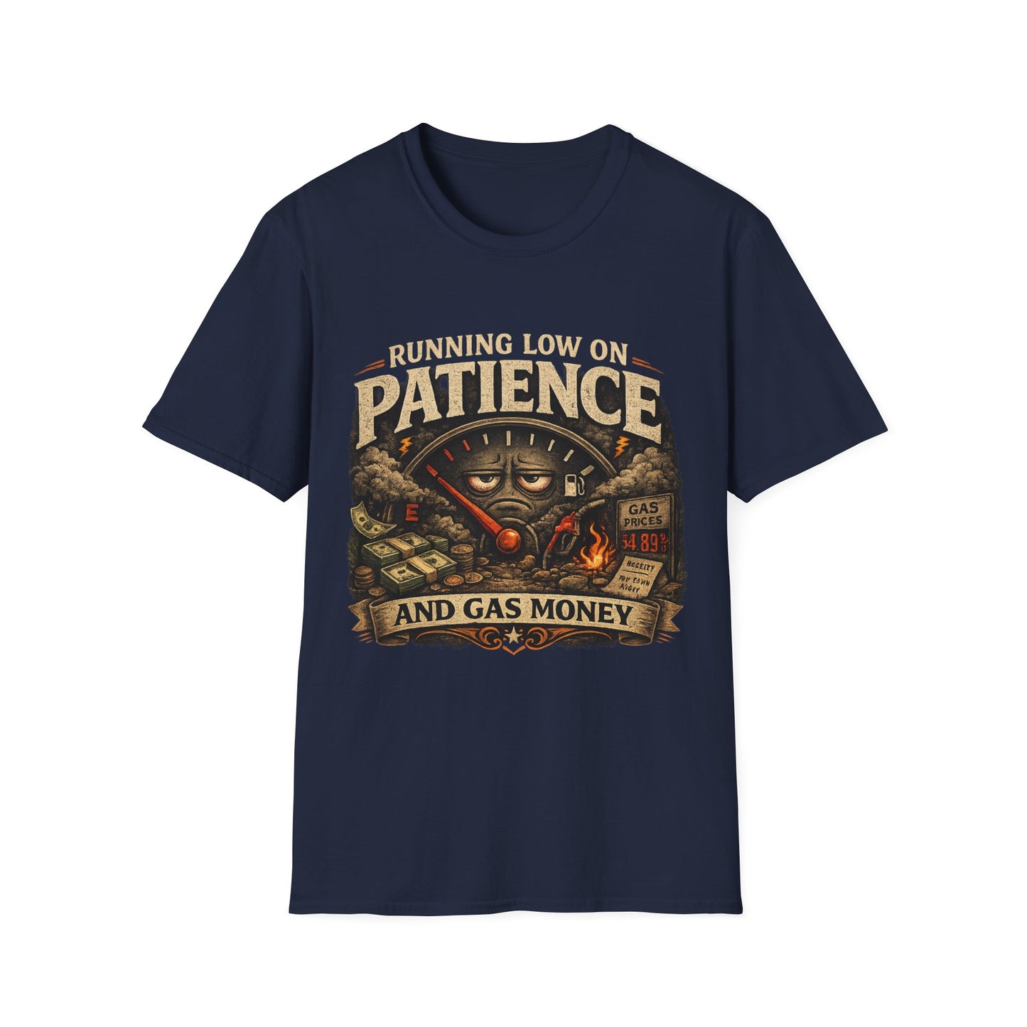 Running Low On Patience Unisex Gildan 6400 shirt