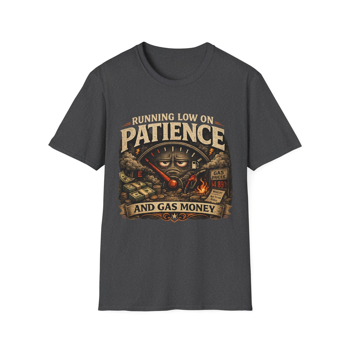 Running Low On Patience Unisex Gildan 6400 shirt
